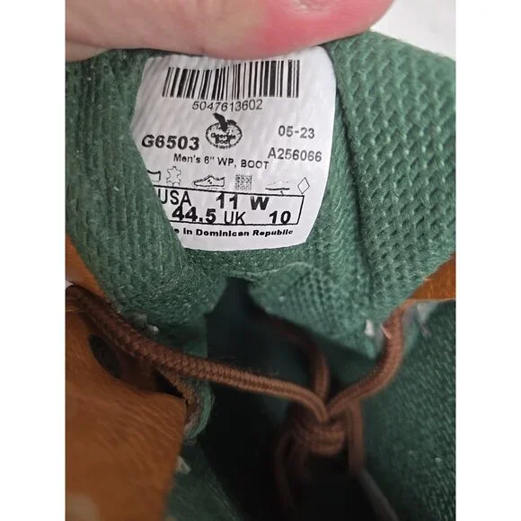 Georgia Boot Men's G6503 Farm And Ranch 6" Soft Toe Waterproof Work Boot 11W - Picture 6 of 7